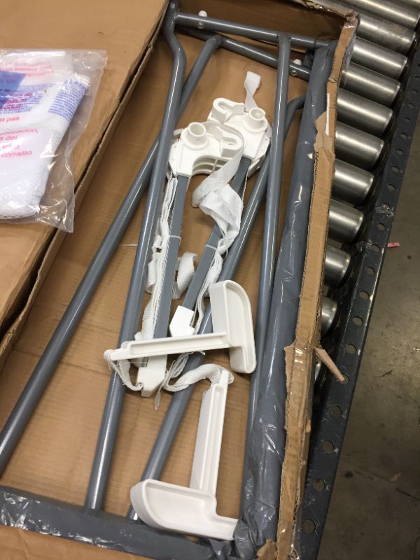 Photo 1 of Regalo White Swing Down Extra Long Bedrail