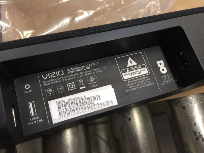 Photo 3 of VIZIO 2.1 Sound Bar SB3621n-H8 (Renewed)
