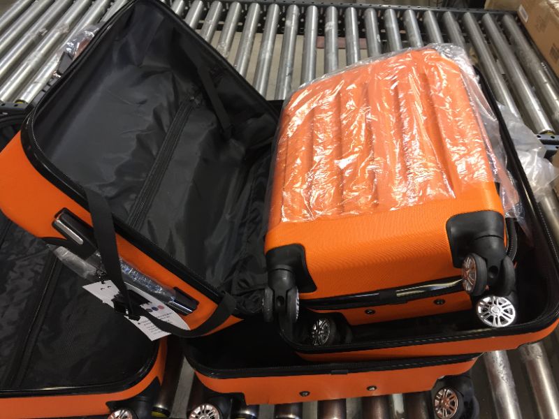 Photo 4 of  Luggage 3 Piece Set Suitcase Spinner Hardshell Lightweight TSA Lock
