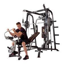 Photo 1 of Marcy Deluxe Diamond Elite Smith Cage Home Workout Machine Total Body Gym System
BOX 3 OF 3