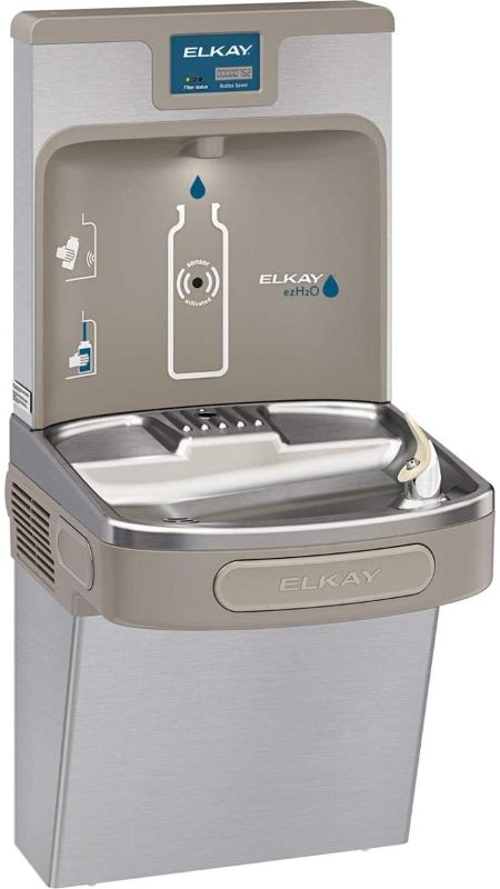 Photo 1 of Elkay Drinking Water Fountain EZH2O Stainless Steel Bottle Filler LZS8WSP
