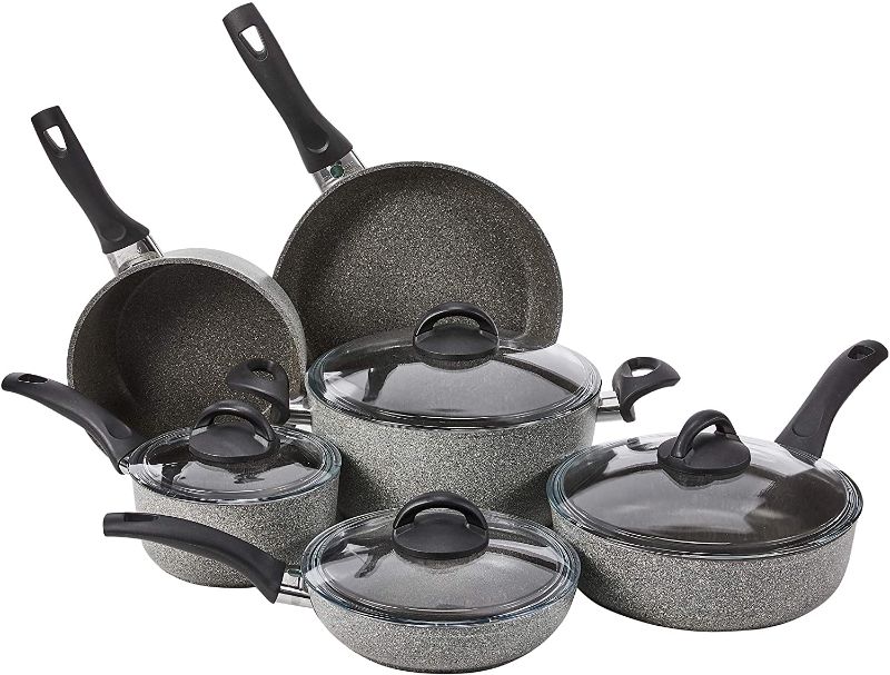 Photo 1 of Ballarini Parma Forged Aluminum 10-pc Nonstick Cookware Set, Made in Italy

