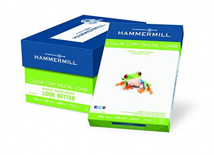 Photo 1 of Hammermill Color Copy Digital Cover, 60lb, 17"x11", 100 Bright, 1250 Sheets/5 Pa