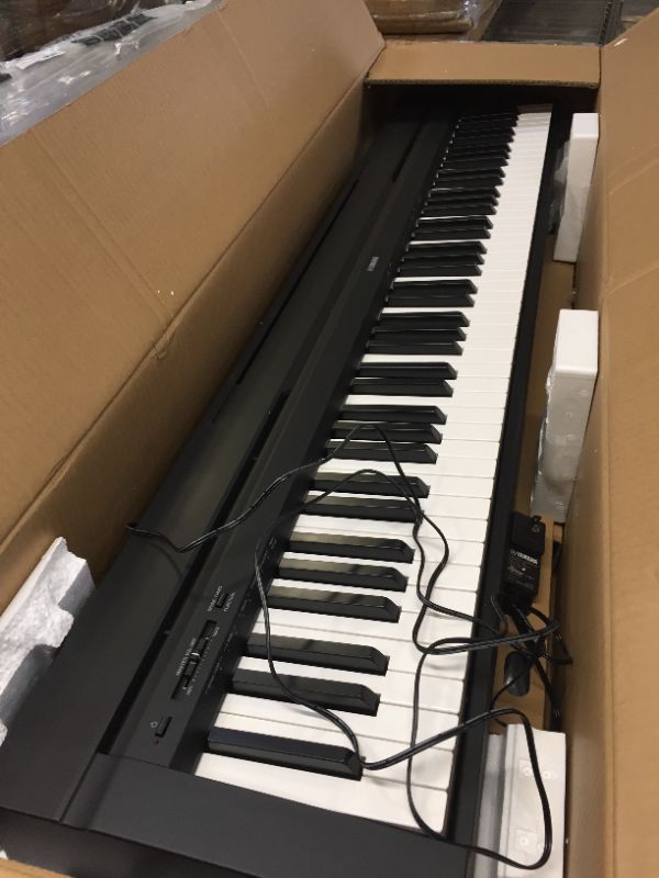 Photo 2 of Yamaha P71 88-Key Weighted Action Digital Piano with Sustain Pedal and Power Supply