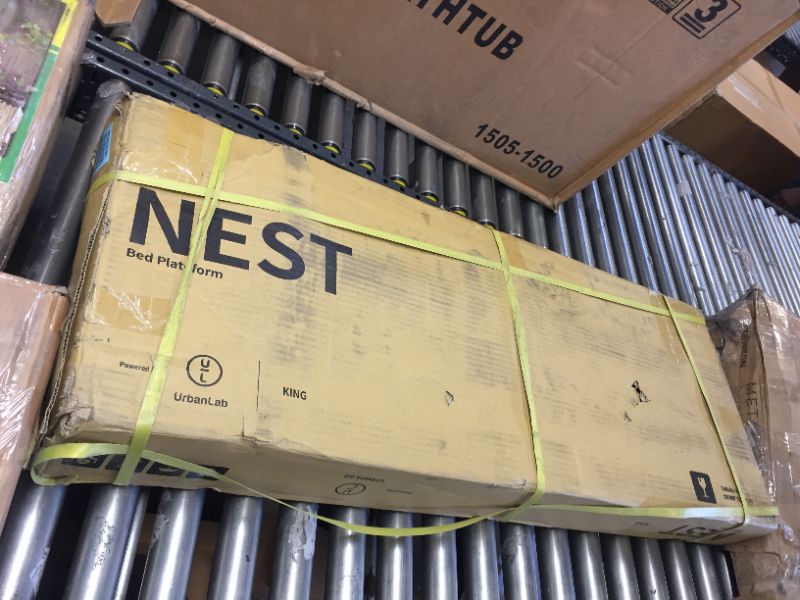 Photo 3 of NEST Quick Lock 14 Inch Metal Platform Bed Frame / Mattress Foundation / No Box Spring Needed (King)
