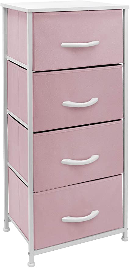 Photo 1 of  Sorbus Dresser with 6 Drawers - Furniture Storage Chest for Bedroom Tower Unit Furniture, Hallway, Closet, Office Organization - Steel Frame, Wood Top, Tie-dye Fabric Bins