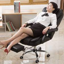 Photo 1 of Tangnade Office Chair Leather Desk Gaming Chair With Massage Function Adjust Seat Height