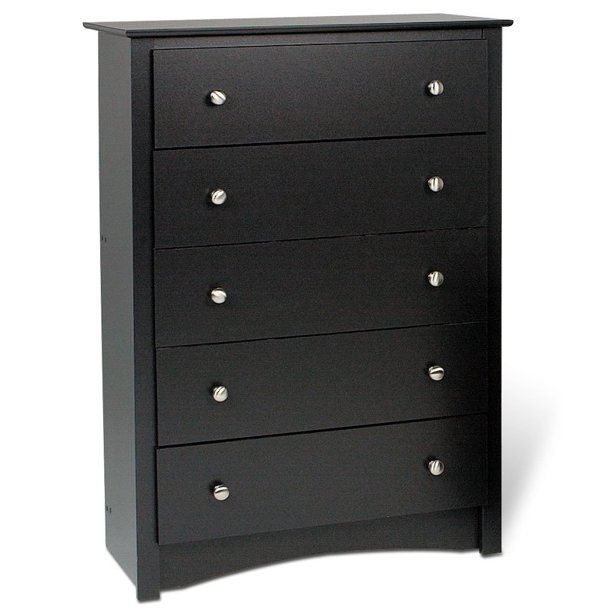 Photo 1 of Black Sonoma 5-Drawer Dresser
