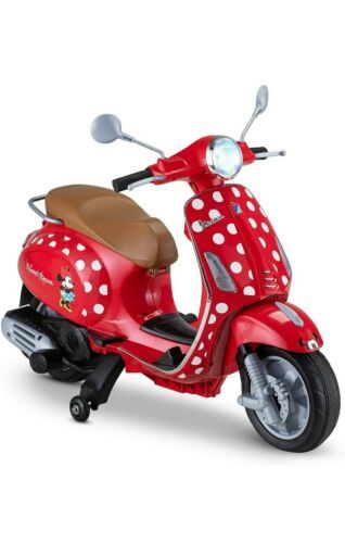 Photo 1 of Kid Trax Toddler Minnie Mouse Vespa Scooter Electric Ride On Toy 3-5 Years Old
