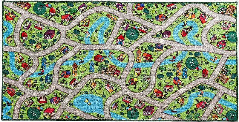 Photo 1 of Amazon Basics Children's Carpet Playmat - Road Traffic
60''x32''