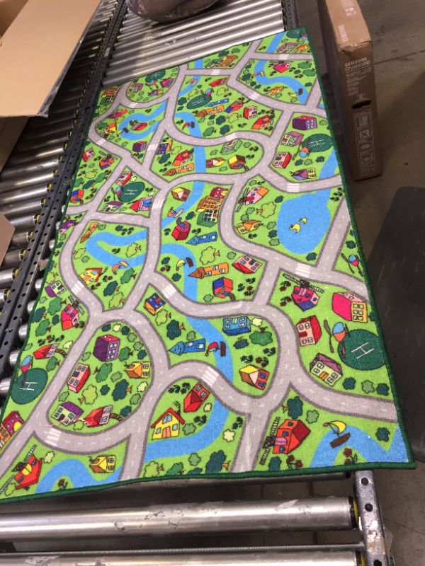 Photo 2 of Amazon Basics Children's Carpet Playmat - Road Traffic
60''x32''