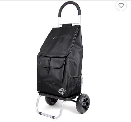 Photo 1 of AmazonBasics Small Folding Trolley Dolly Cart in Black

