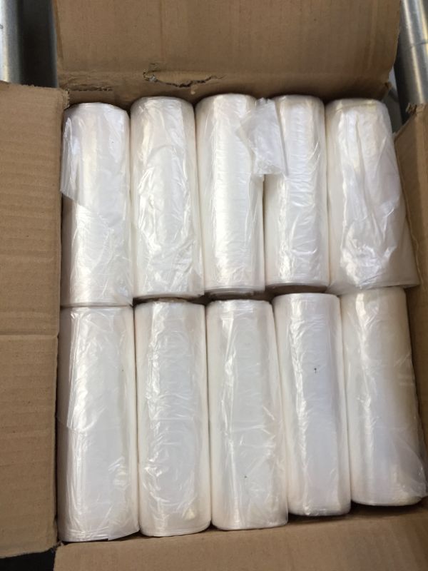 Photo 1 of BOX OF 50PC  20"X22" CLEAR CAN LINERS 