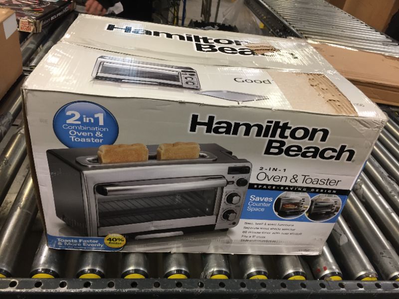 Photo 8 of Hamilton Beach 2-in-1 Toaster & Oven Combo