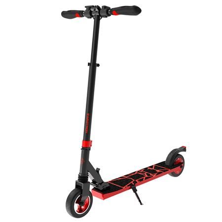 Photo 1 of Swagtron Swagger 8 Foldable Children's Kick-Start Electric Scooter, 15mph Top Speed, Red
