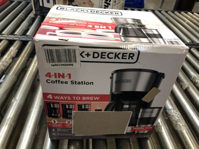 Photo 1 of Black & Decker 4-In-1 Drip Coffeemaker