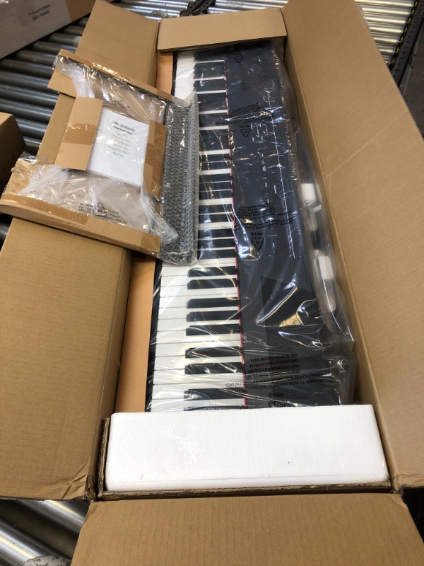 Photo 2 of Alesis Recital – 88 Key Digital Piano Keyboard with Semi Weighted Keys, 2x20W Speakers, 5 Voices, Split, Layer and Lesson Mode, FX and Piano Lessons
