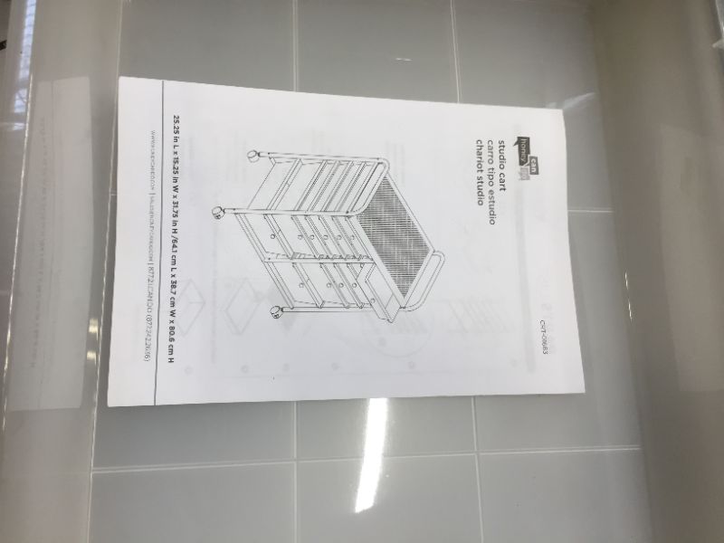 Photo 1 of Honey-Can-Do 12 Drawer Rolling Cart