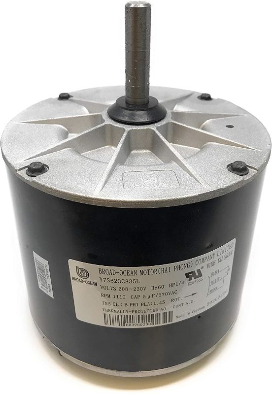 Photo 1 of A5141, Carrier Condenser Fan Motor HB39GQ230, 1/4HP, 1100RPM
