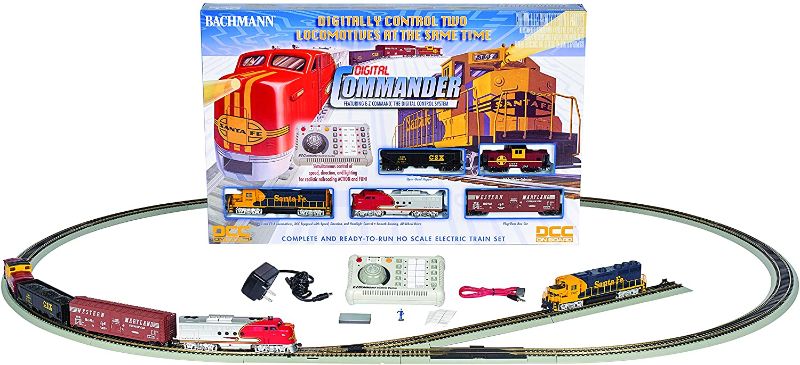 Photo 1 of Bachmann Trains - Digital Commander DCC Equipped Ready To Run Electric Train Set - HO Scale
