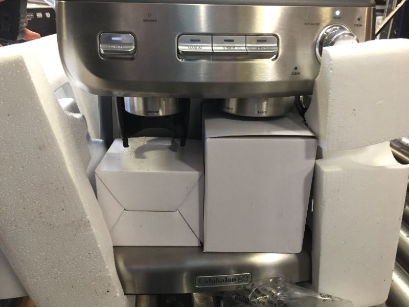 Photo 2 of Calphalon Temp iQ Espresso Machine with Grinder 