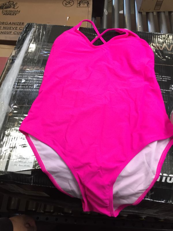 Photo 1 of ONE PIECE PINK NEON SWIMSUIT SIZE SMALL 