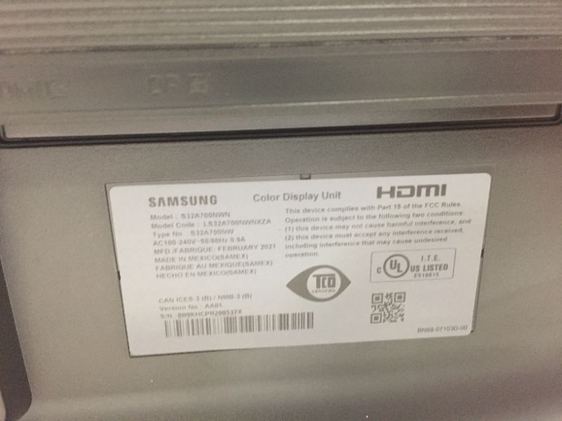Photo 1 of 32” S70A UHD High Resolution Monitor
