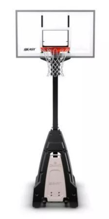 Photo 1 of Spalding 54" Glass Portable BEAST basketball hoop
