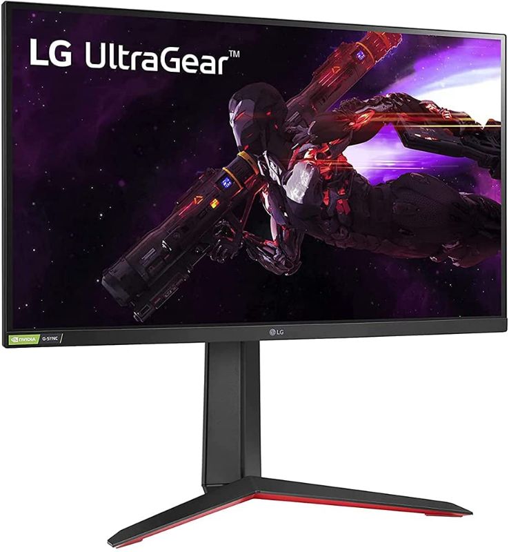 Photo 1 of LG 27GP850-B 27 inch Ultragear QHD 2560 x 1440 Nano IPS Gaming Monitor + AMD FreeSync Bundle with Deco Gear HDMI Cable 2 Pack + Gamer Surface Mousepad + Screen Cloth
