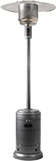 Photo 1 of Amazon Basics 46,000 BTU Outdoor Propane Patio Heater with Wheels, Commercial & Residential - Slate Gray
