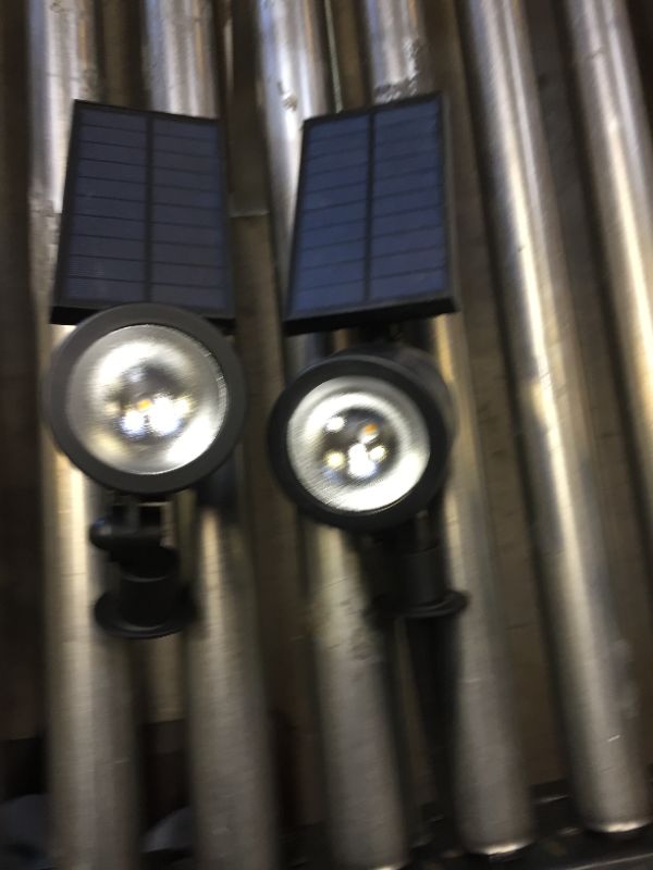 Photo 2 of 2 solar power ground lamps