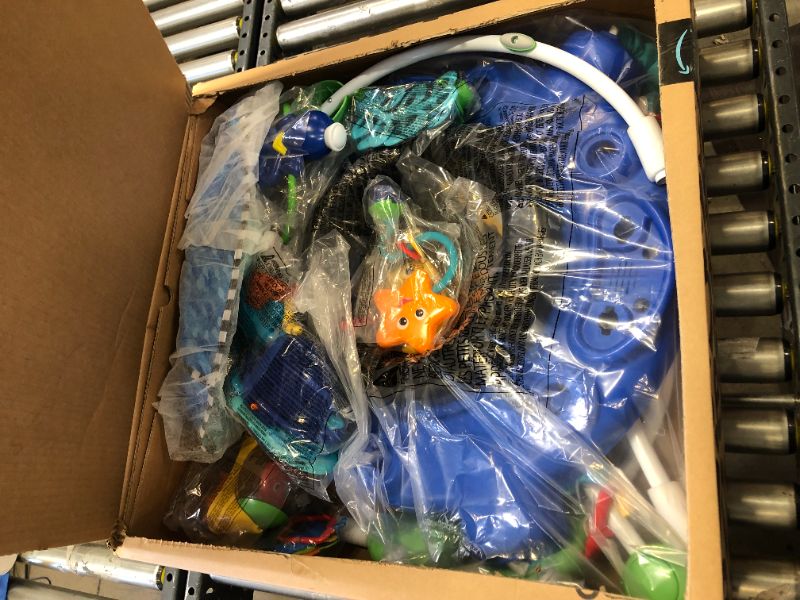 Photo 1 of Baby Einstein Neptune's Ocean Discovery Activity Jumper, Ages 6 months +, Multicolored, 32 x 32 x 33.13"
