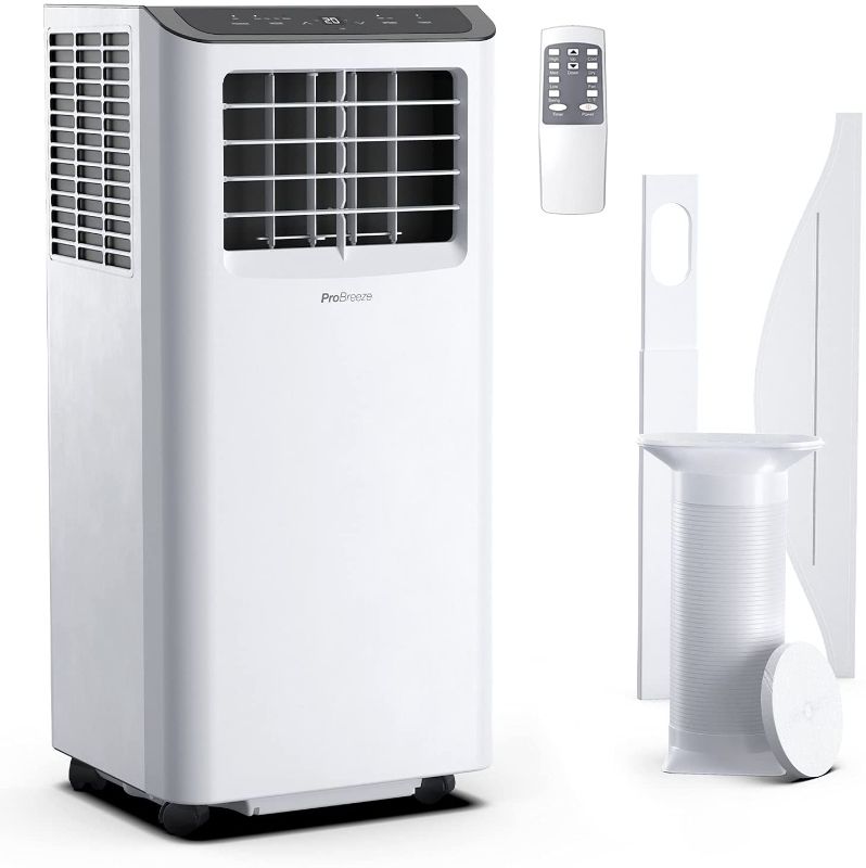 Photo 1 of Pro Breeze Smart Air Conditioner Portable 10,000 BTU - 1130W Portable Air Conditioner with 4-in-1 Function, 300 Sq Ft Coverage, 24 Hour Timer & Window Venting Kit Included - Powerful AC Unit with Wifi & App Control *SEALED
