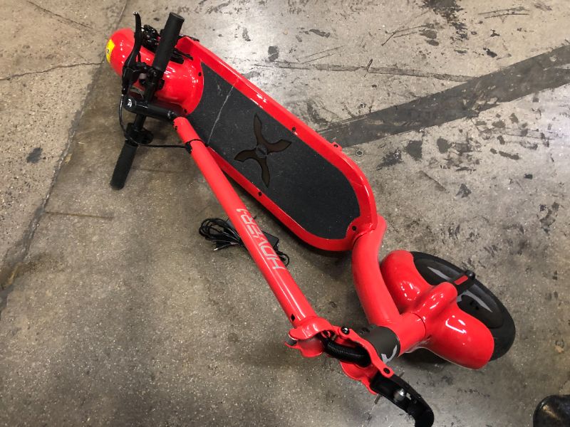 Photo 3 of  Hover-1 Alpha Foldable Electric Scooter with 12 mi Max Operating Range & 17.4 mph Max Speed - Red 