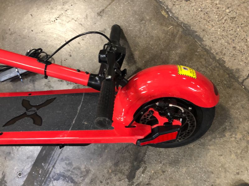 Photo 2 of  Hover-1 Alpha Foldable Electric Scooter with 12 mi Max Operating Range & 17.4 mph Max Speed - Red 