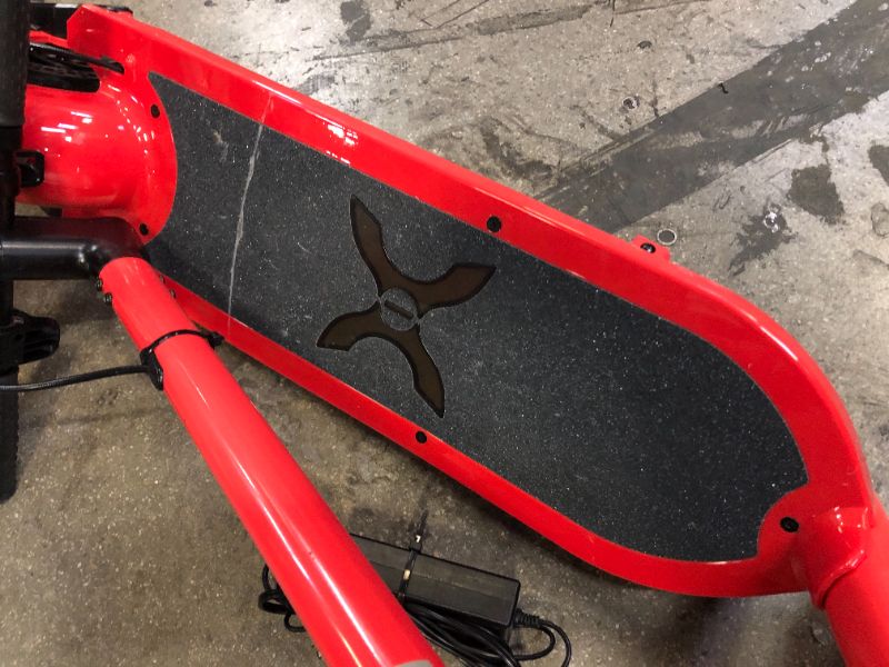 Photo 1 of  Hover-1 Alpha Foldable Electric Scooter with 12 mi Max Operating Range & 17.4 mph Max Speed - Red 