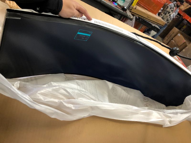Photo 5 of SAMSUNG 49-inch Odyssey G9 Gaming Monitor | QHD, 240hz, 1000R Curved, QLED, NVIDIA G-SYNC & FreeSync | LC49G95TSSNXZA Model FACTORY SEALED PRIOR TO INSPECTION 

