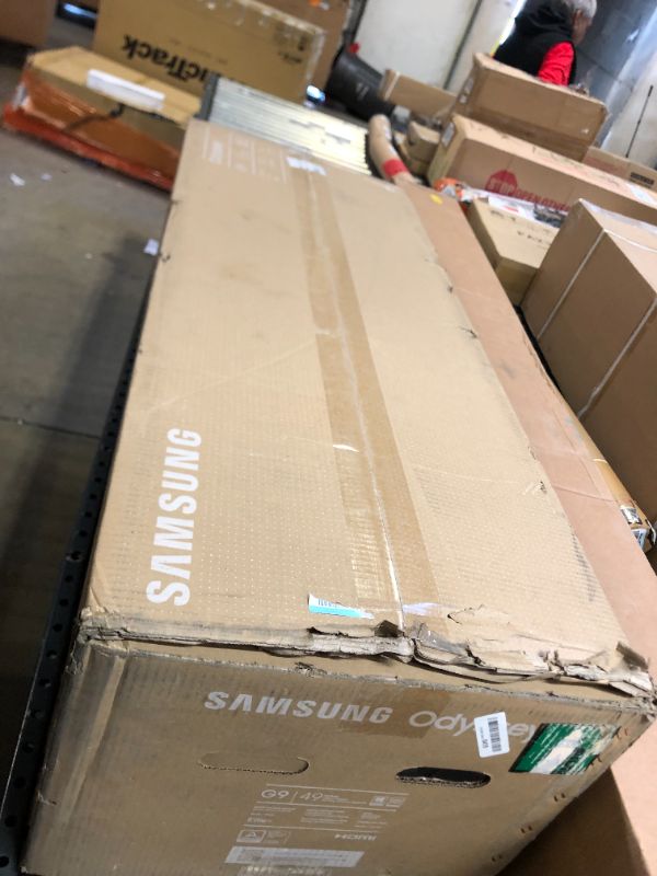 Photo 2 of SAMSUNG 49-inch Odyssey G9 Gaming Monitor | QHD, 240hz, 1000R Curved, QLED, NVIDIA G-SYNC & FreeSync | LC49G95TSSNXZA Model FACTORY SEALED PRIOR TO INSPECTION 
