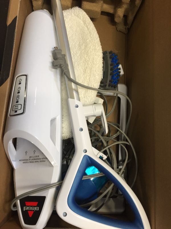 Photo 1 of Bissell PowerFresh Steam Mop - White TURNS ON 