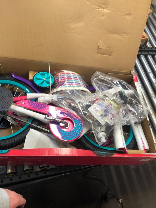 Photo 2 of Schwinn Jasmine Girls Bike with Training Wheels, 16-Inch Wheels, Multiple Colors
