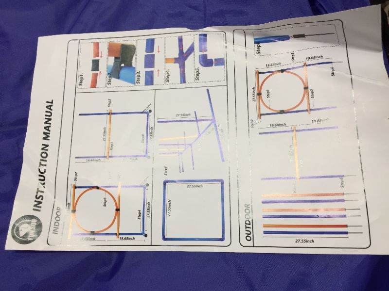 Photo 1 of DOG AGILITY BAR AND HOOP ASSEMBLY 