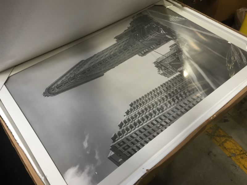 Photo 1 of Americanflat 24x36 inch White Poster Frame | Polished Plexiglass. Hanging Har...
