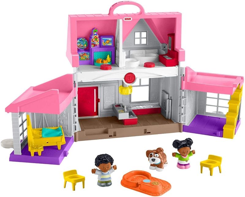 Photo 1 of Fisher-Price Little People Big Helpers Home, Pink
