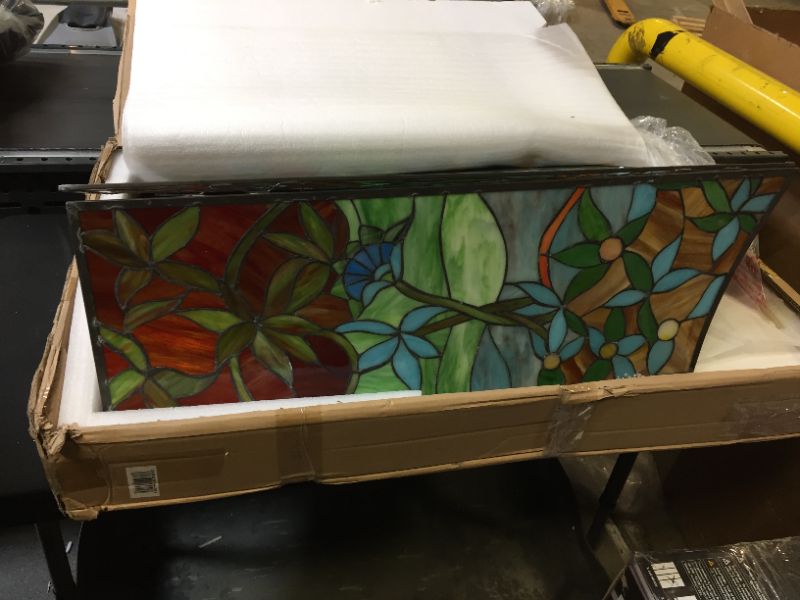 Photo 3 of 3 Panel Tree Design Folding Fireplace Screen, Multicolor