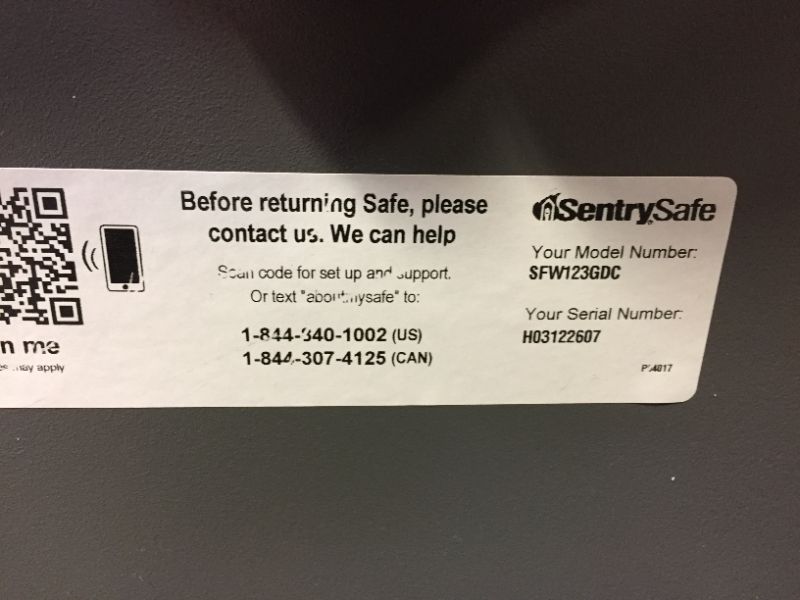 Photo 4 of Sentry Fire-Safe Electronic Lock Business Safes, Grey