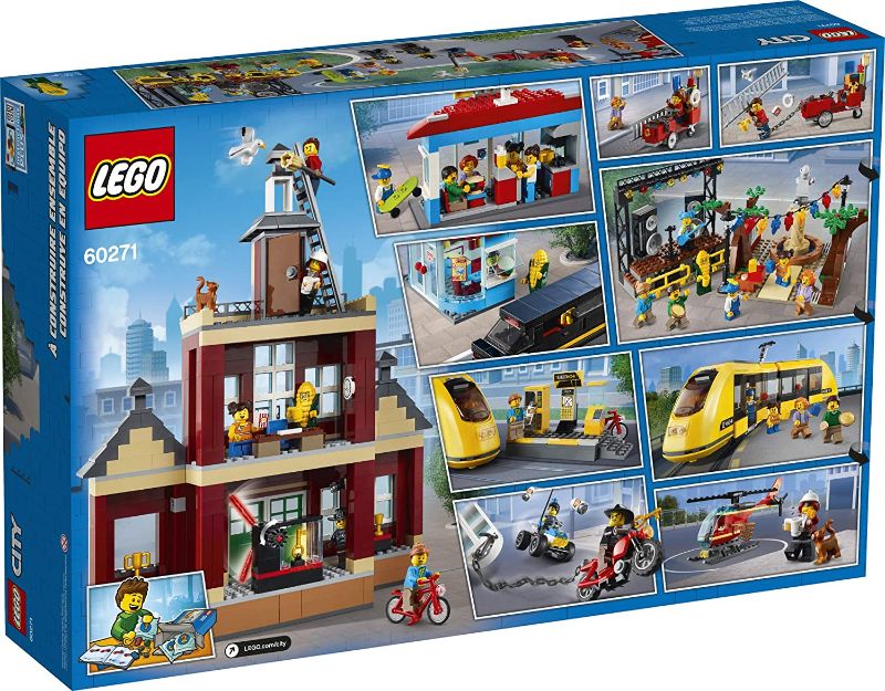 Photo 1 of LEGO City Main Square 60271 Set, Cool Building Toy for Kids, New 2021 (1,517 Pieces)
