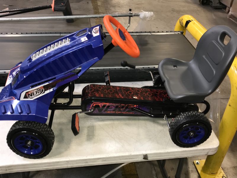 Photo 1 of Hauck Nerf Striker Go Kart Ride On, Blue and Orange
