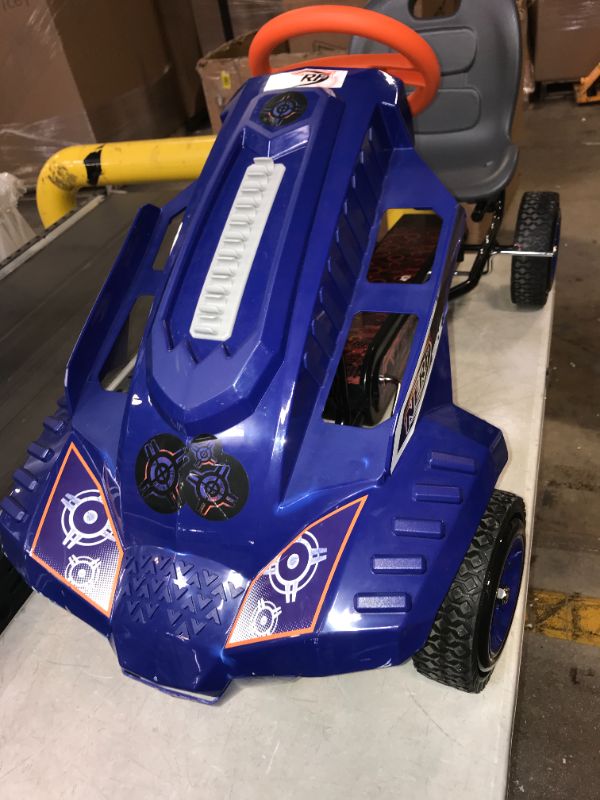 Photo 1 of Hauck Nerf Striker Go Kart Ride On, Blue and Orange
