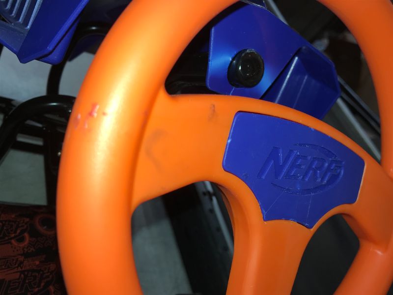 Photo 1 of Hauck Nerf Striker Go Kart Ride On, Blue and Orange
