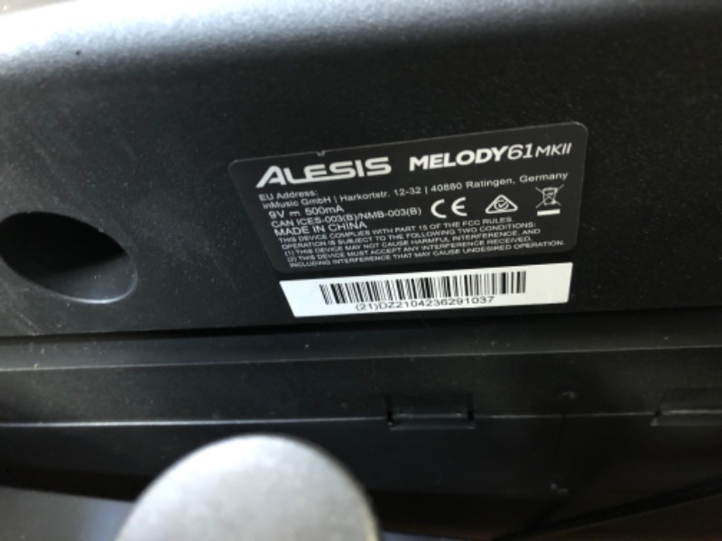 Photo 4 of Alesis Talent 61-Key Portable Keyboard with Built-In Speakers
